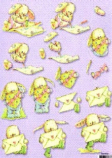 Sonderposten 3D - Schneidebogen, Some bunny to love No. 9